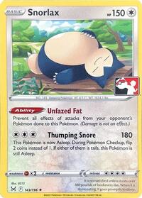 Snorlax - Prize Pack Series Cards - #143 - Pokemon TCG card