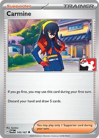 Carmine - Prize Pack Series Cards - #145 - Pokemon TCG card