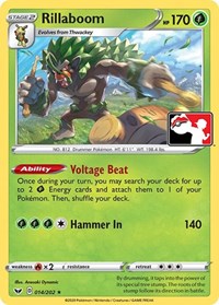Rillaboom - Prize Pack Series Cards - #014 - Pokemon TCG card