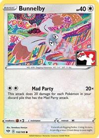 Bunnelby #150 Bunnelby - Prize Pack Series Cards - #150 - Pokemon TCG card