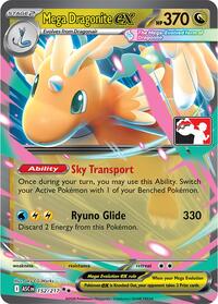 Mega Dragonite ex #152 Mega Dragonite ex - Prize Pack Series Cards - #152 - Pokemon TCG card