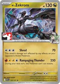 N's Zekrom - Prize Pack Series Cards - #155 - Pokemon TCG card