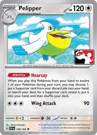 Pelipper #159 Pelipper - Prize Pack Series Cards - #159 - Pokemon TCG card