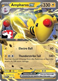 Ampharos ex #016 Ampharos ex - Prize Pack Series Cards - #016 - Pokemon TCG card