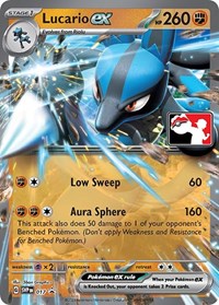Lucario ex #017 Lucario ex - Prize Pack Series Cards - #017 - Pokemon TCG card