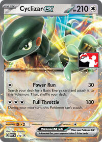 Cyclizar ex - Prize Pack Series Cards - #018 - Pokemon TCG card