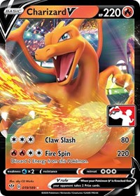 Charizard V #019 Charizard V - Prize Pack Series Cards - #019 - Pokemon TCG card