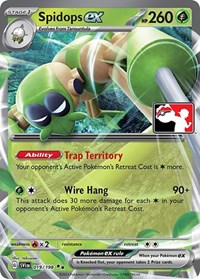 Spidops ex - Prize Pack Series Cards - #019 - Pokemon TCG card