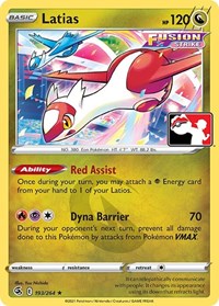 Latias #193 Latias - Prize Pack Series Cards - #193 - Pokemon TCG card