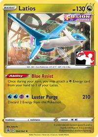 Latios #194 Latios - Prize Pack Series Cards - #194 - Pokemon TCG card