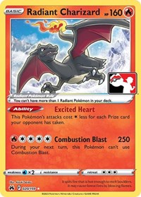 Radiant Charizard #020 Radiant Charizard - Prize Pack Series Cards - #020 - Pokemon TCG card