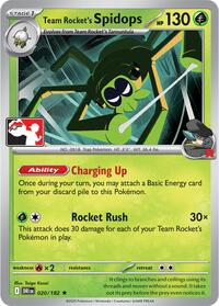 Team Rocket's Spidops - Prize Pack Series Cards - #020 - Pokemon TCG card