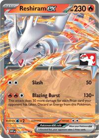 Reshiram ex #020 Reshiram ex - Prize Pack Series Cards - #020 - Pokemon TCG card