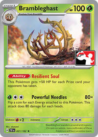 Brambleghast - Prize Pack Series Cards - #021 - Pokemon TCG card
