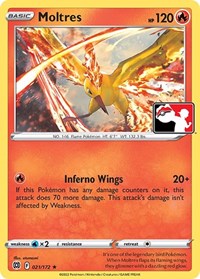 Moltres #021 Moltres - Prize Pack Series Cards - #021 - Pokemon TCG card