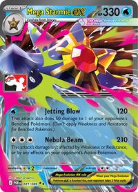 Mega Starmie ex - Prize Pack Series Cards - #021 - Pokemon TCG card