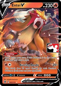 Entei V #022 Entei V - Prize Pack Series Cards - #022 - Pokemon TCG card