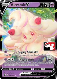 Alcremie V - Prize Pack Series Cards - #022 - Pokemon TCG card