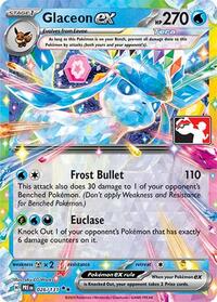 Glaceon ex - Prize Pack Series Cards - #026 - Pokemon TCG card