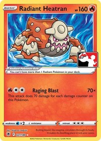 Radiant Heatran - Prize Pack Series Cards - #027 - Pokemon TCG card
