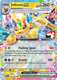 Jolteon ex - Prize Pack Series Cards - #030 - Pokemon TCG card