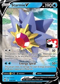 Starmie V - Prize Pack Series Cards - #030 - Pokemon TCG card