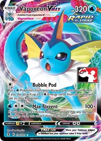 Vaporeon VMAX #030 Vaporeon VMAX - Prize Pack Series Cards - #030 - Pokemon TCG card