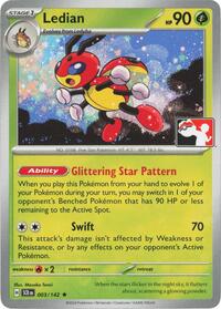 Ledian #003 Ledian - Prize Pack Series Cards - #003 - Pokemon TCG card