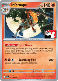Infernape #033 Infernape - Prize Pack Series Cards - #033 - Pokemon TCG card