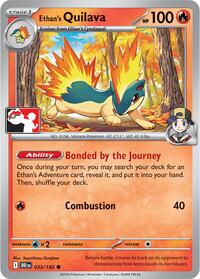 Ethan's Quilava #033 Ethan's Quilava - Prize Pack Series Cards - #033 - Pokemon TCG card