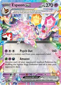 Espeon ex #034 Espeon ex - Prize Pack Series Cards - #034 - Pokemon TCG card