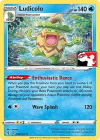 Ludicolo - Prize Pack Series Cards - #034 - Pokemon TCG card