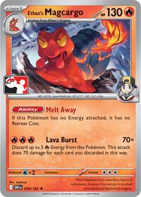 Ethan's Magcargo #036 Ethan's Magcargo - Prize Pack Series Cards - #036 - Pokemon TCG card