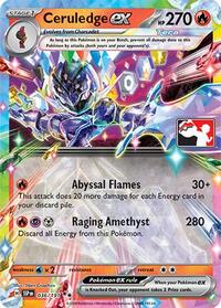 Ceruledge ex #036 Ceruledge ex - Prize Pack Series Cards - #036 - Pokemon TCG card
