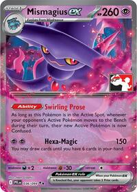 Mismagius ex - Prize Pack Series Cards - #036 - Pokemon TCG card