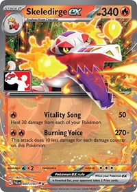Skeledirge ex - Prize Pack Series Cards - #037 - Pokemon TCG card