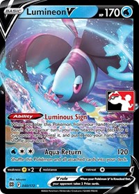 Lumineon V #040 Lumineon V - Prize Pack Series Cards - #040 - Pokemon TCG card