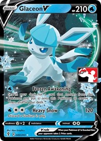 Glaceon V #040 Glaceon V - Prize Pack Series Cards - #040 - Pokemon TCG card