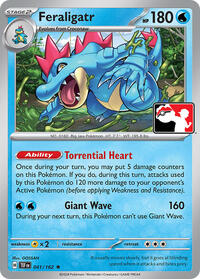 Feraligatr #041 Feraligatr - Prize Pack Series Cards - #041 - Pokemon TCG card