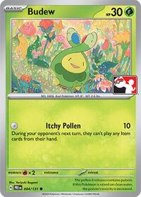 Budew - Prize Pack Series Cards - #004 - Pokemon TCG card