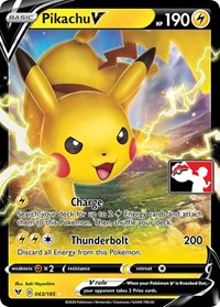 Pikachu V #043 Pikachu V - Prize Pack Series Cards - #043 - Pokemon TCG card