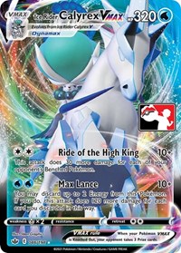 Ice Rider Calyrex VMAX - Prize Pack Series Cards - #046 - Pokemon TCG card