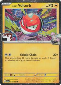 Iono's Voltorb #047 Iono's Voltorb - Prize Pack Series Cards - #047 - Pokemon TCG card