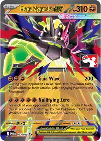 Mega Zygarde ex #047 Mega Zygarde ex - Prize Pack Series Cards - #047 - Pokemon TCG card