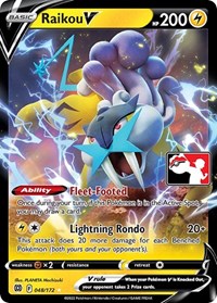 Raikou V - Prize Pack Series Cards - #048 - Pokemon TCG card