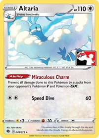 Altaria #049 Altaria - Prize Pack Series Cards - #049 - Pokemon TCG card