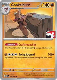 Conkeldurr #049 Conkeldurr - Prize Pack Series Cards - #049 - Pokemon TCG card