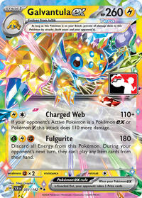 Galvantula ex - Prize Pack Series Cards - #051 - Pokemon TCG card