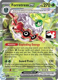 Forretress ex - Prize Pack Series Cards - #005 - Pokemon TCG card