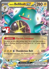 Iono's Bellibolt ex - Prize Pack Series Cards - #053 - Pokemon TCG card